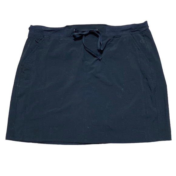 Black Activewear Drawstring Black Lightweight Skort 16 - Picture 1 of 9